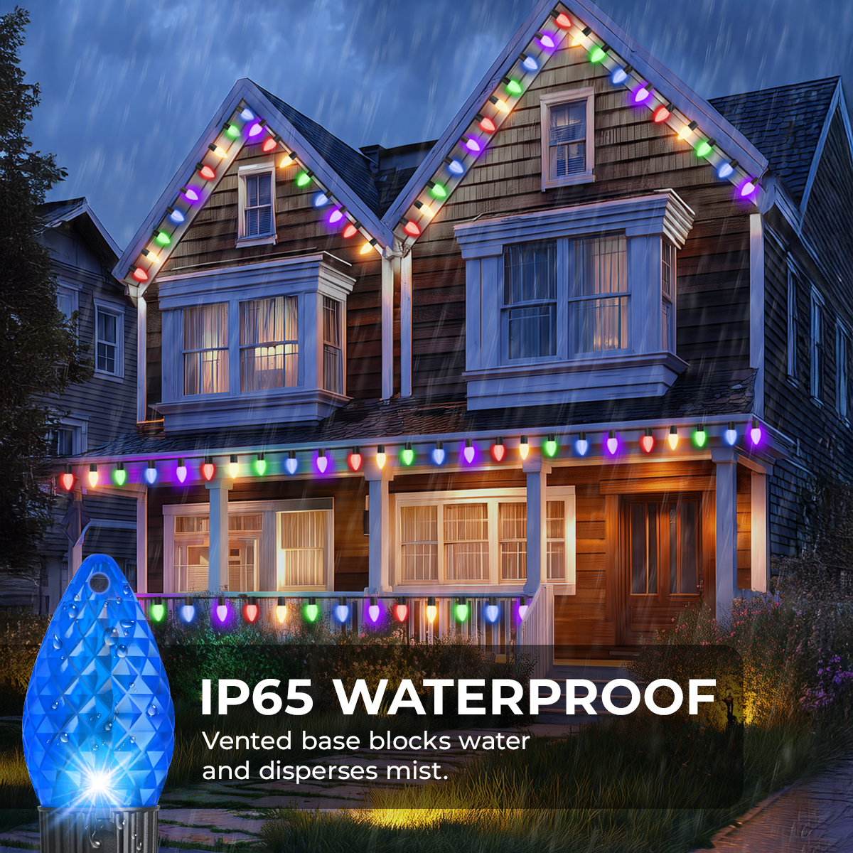 Avatar Controls Smart C9 RGB String Lights, 50 LED 40FT photo 5