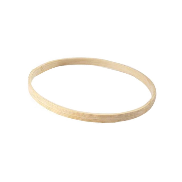 Naiovety Reemplazo de anillo de punto de cruz portátil, marco de aro de bambú bordado para el hogar, accesorios para herramientas artesanales hechas a Artesanía 15 CM Naiovety HA075317-04