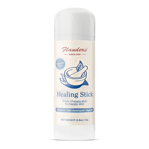 Bálsamo en barra Healing Balm Stick Flanders 15 g sin fragancia para piel sensible