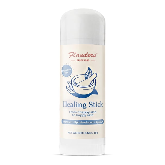 Bálsamo en barra Healing Balm Stick Flanders 15 g sin fragancia para piel sensible