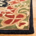 thumbnail image 3 of SAFAVIEH Classic Chedomir Floral Wool Area Rug, Black/Green, 8'3" x 11', 3 of 9