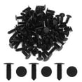 thumbnail image 2 of Unique Bargains 100Pcs 9mm Hole Fastener Rivet Retainers Hood Push Pin Clip Car Accessories, 2 of 2
