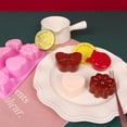thumbnail image 4 of 2 moldes de silicona para chocolate, molde para magdalenas 3D, molde para hornear pasteles de cocina para bomba de grasa, pastel, caramelo, magdalena, vela de jabón, color rosa, 4 of 5