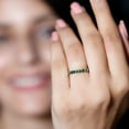 thumbnail image 6 of Rosec Jewels Lab Created Emerald Full Eternity Band Ring for Women - AAAA Quality, 10K Yellow Gold, US 4.00, 6 of 8