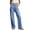 Light Blue(Ladies Jeans), variant on GUACER Womens Jeans Trendy High Waist Button Fly Stretch Classic Loose Fit Casual Straight Leg Denim Pants with Pockets