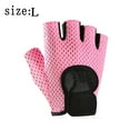 thumbnail image 2 of Ventilated Weight Lifting Gym Workout Gloves with Wrist Wrap Support for Men & Women, Full Palm Protection, for Weightlifting, Training, Fitness, Hanging, Pull ups,pink,L，G200354, 2 of 6