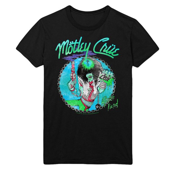 Motley Crue Turquoise Allister Unisex T-Shirt - Black - Medium
