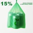 thumbnail image 7 of FPN Trash Bags Compostable – 50 Pack - 13 gallon, Handle-Tie, Tear-Resistant, Odor-Free, Durable for Kitchen & Household Waste Disposal, 7 of 7