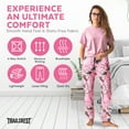 thumbnail image 6 of TrailCrest Women's Open Bottom Cotton Cozy Sweatpants Yoga Lounge Hunting, Small, 6 of 9