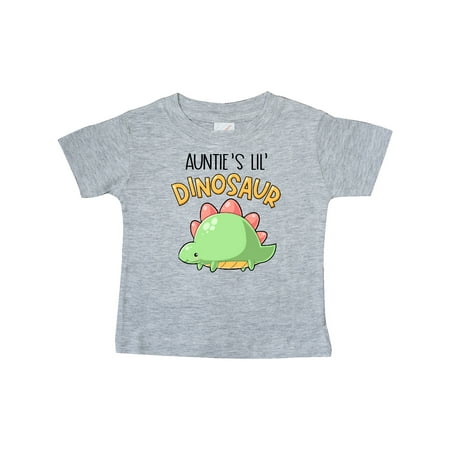 

Inktastic Auntie s Lil Dinosaur with Cute Stegosaurus Gift Baby Boy or Baby Girl T-Shirt
