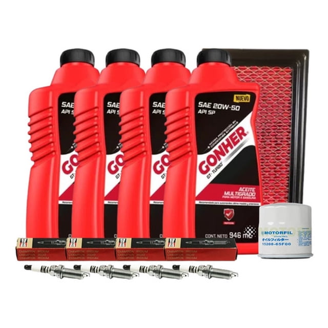 Kit Afinacion Versa March V-driver 12-19 Gonher Bujia Iridio