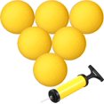 thumbnail image 1 of Mistayd 6 Pcs Game Ball 3.5 Inch Competitive Balls Soft Mini Volleyball Smash Ball Replacement Balls Outdoor Volleyballs with Pump, 1 of 5
