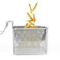 thumbnail image 2 of Shisuyan Fry Mesh Bowl Stainless Steel Home Cooks Frying 1Set 15.7X5.5X4.9In, 2 of 8