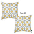 thumbnail image 2 of Housse de Coussin Géométrique Circuit Carré 18 Pouces (Set de 2), 2 of 8