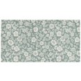 thumbnail image 2 of Haosy Hardcover 3 Ring Binder 1.5 Inch Ring Decorative Binder Organizer for Home School Office, Sage Green White Flower, 2 of 10