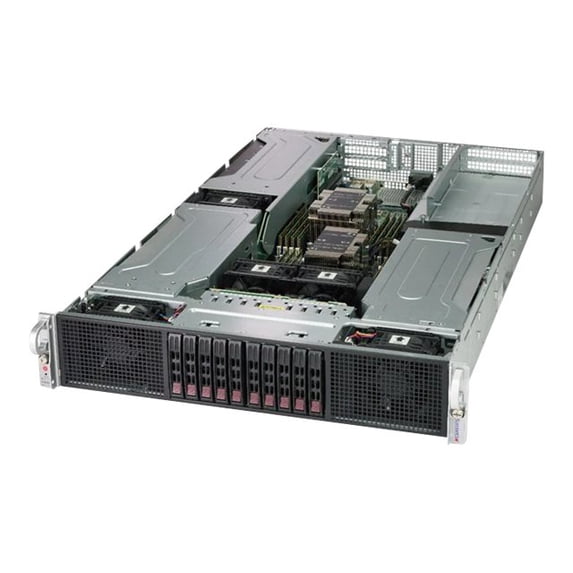 Supermicro SuperServer 2029GP-TR - Server - rack-mountable - 2U - 2-way - no CPU - RAM 0 GB - hot-swap 2.5" bay(s) - no HDD - AST2500 - monitor: none - black