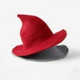thumbnail image 4 of Stibadium Women Wool Sharp Pointed Witch Hat for Halloween Christmas Costume Party, 4 of 7