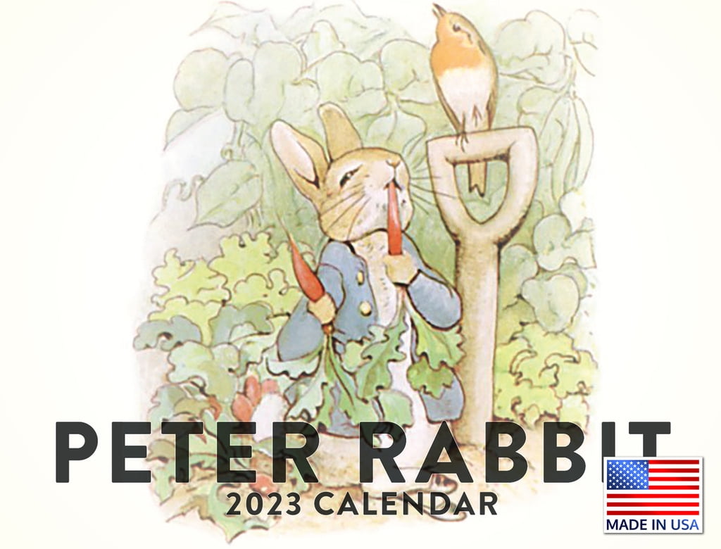 Peter Rabbit Calendar 2023 Monthly Wall Hanging Calendars Beatrix