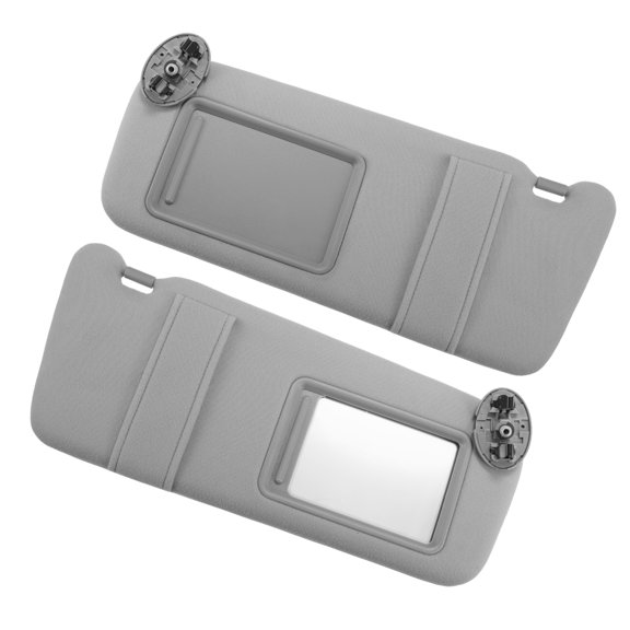 Unique Bargains 1 Pair Left Right Sun Visor Assembly W/ Mirror for Toyota Camry 2007-2011 74320-06780-B0 74310-06750-B0