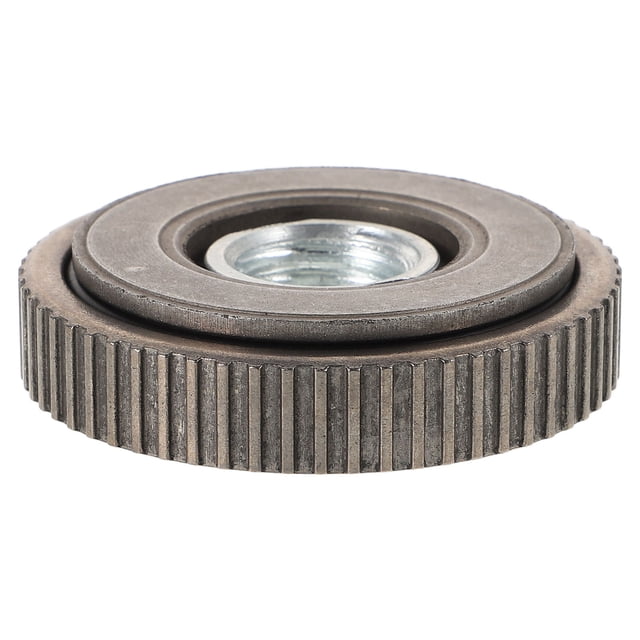 Miangastore Angle Grinder Metal Lock Nut 1Pcs Carbon Steel Silver For Angle Grinder Accessories
