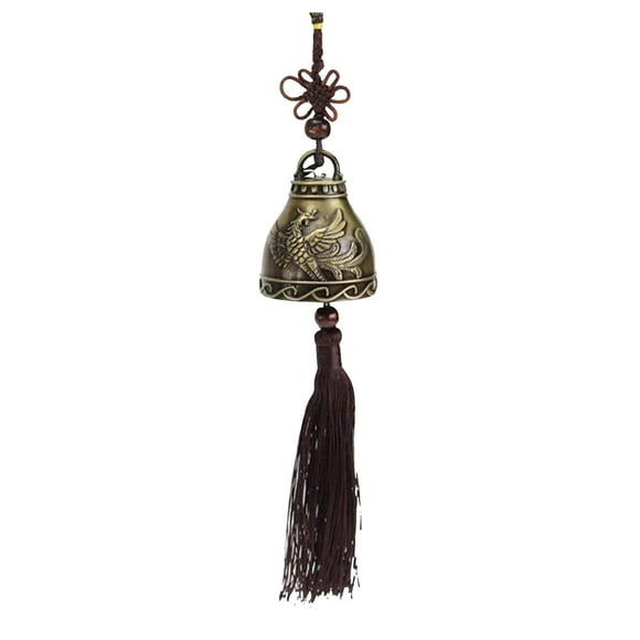 Retro Feng Shui Wind Chime with Chinese Knot - A Symbol of Luck