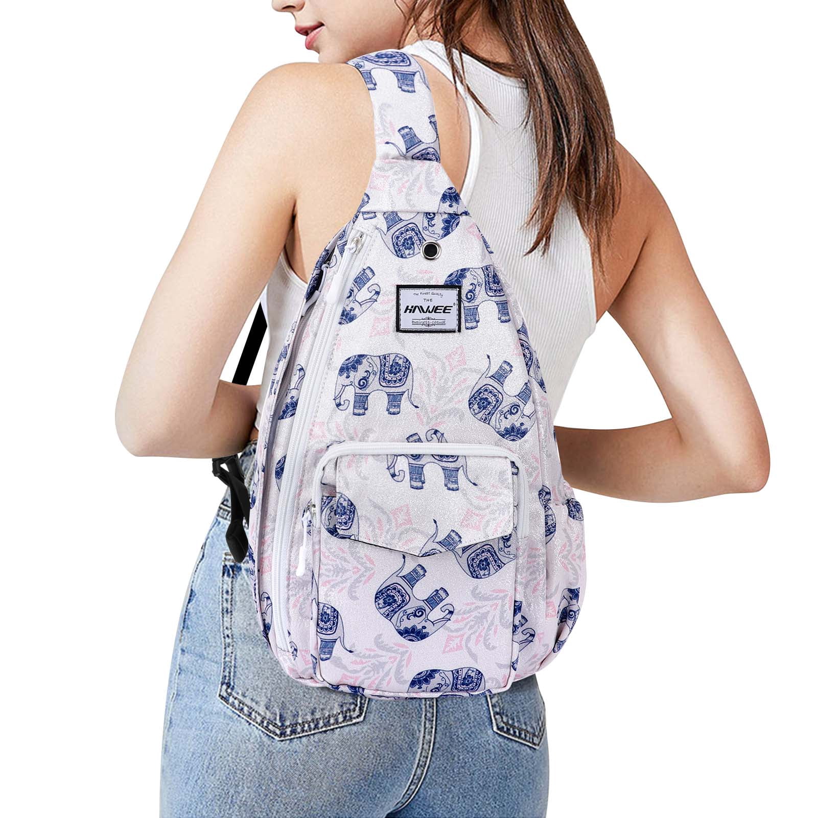 Duryarhall Anti-water Chest Bag Ramage Crossbody Sling Bag For Women