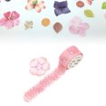 thumbnail image 4 of EeaseCA Creative Petal Stickers Masking Tape DIY Decorative Scrapbooks Stickers Craft Ornament Sticker (Alcea Rosea), 4 of 8