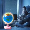 thumbnail image 4 of ABPWLY Toys Illuminated Rotating Globe with Light Educational World Map Geography Toy for Students Children Science Learning Teaching Aid Games, 4 of 6