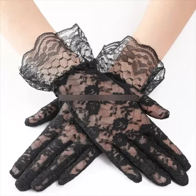 Guantes Encaje Primera Comunión Dama Fiesta Elegante Disfraz