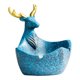 thumbnail image 3 of Estatuilla de ciervo Cigarrillo Cenicero Almacenamiento Artware Oficina Decoración Ornamento Azul esquí esquí Gafas de esquí, 3 of 5