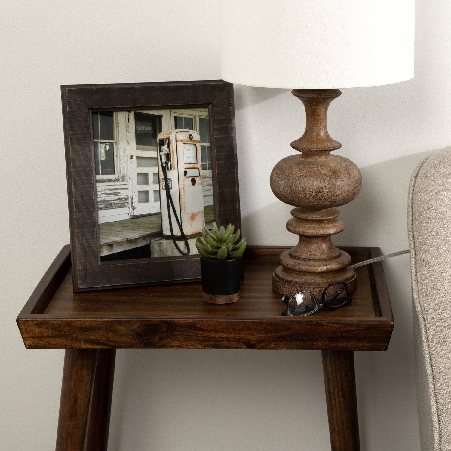 DesignOvation Healdton 8" x 10" Black Picture Frame