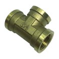 thumbnail image 3 of G1 / 2 "T de rosca Conector de adaptador de tón completo Tornillo de montaje de tubo de tubería Macarena Adaptador de rosca de latón de 3 vías, 3 of 8