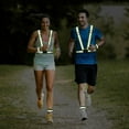 thumbnail image 3 of koolsoo Gilet d'Équipement de Course Jogging Réfléchissant Ajustable Ceinture de Taille Rayures Type Veste Rouge, 3 of 9