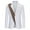 White, variant on QENGING Men's Suit Jacket Slim Fit Suit Solid Color Dress Business Casual Single Blazer Suit for Home Party Outdoor