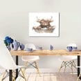 thumbnail image 5 of Lsque Cute Cow Bath Print Wall Art – Decorative Picture for Living Room, Bedroom, and Office (Horizontal), 5 of 6