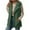 Green, variant on Fleece Vest for Women Women's Solid Color Sleeveless Lapel Button Jacket With Pocket Black M