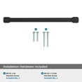 thumbnail image 5 of Amerock Faircrest 8-13/16 inch (224mm) Center-to-Center Matte Black Cabinet Pull, 5 of 7