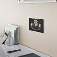 thumbnail image 5 of Yayeee Toggle Light Switch Wall Plate 2-Gang 4.56"x4.48" Decorative Outlet Cover, Black Astronaut Space, 5 of 7