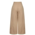 thumbnail image 3 of PATLOLLAV Summer Womens Loose Wide Leg Pants High Waist Straight Pants Casual Pants, 3 of 6