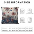 thumbnail image 5 of Qinduosi th of of Pillow Covers Blue Red Throw Pillow Covers Outdoor Independence Day Patriotic Pillowcase Farmhouse Cushion Cover For Home Sofa White, 5 of 5