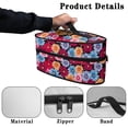 thumbnail image 5 of HELLHERO Capybara Flower Pattern Travel Irons Carrying Case 11.8x6.69x5.5 Inches Dustproof for Handheld Steams Iron(Bag Only), 5 of 6