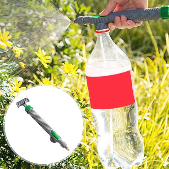 QHUDLV High Pressure Pump Manual Sprayer Adjustable Drink Bottle Spray H Prof