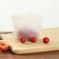 thumbnail image 4 of Bolsa de almacenamiento de alimentos de silicona Recipiente de congelador sellado de frutas de mantenimiento fresco reutilizable Likrtyny  Para estrenar, 4 of 6