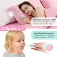thumbnail image 3 of Digital Basal Body Thermometer: Easy@Home Accurate BBT for Ovulation Tracking & Fast Oral Thermometer with Large LCD Backlit Display | 1/100th Degree High Precision & Memory Recall | EBT-013, 3 of 6
