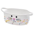 thumbnail image 1 of TIELUTT Rangement à Poignée Tissée Pâques Mignon et Rangement pour Chat Rangement pour Rangement Quotidien et Agencement des Fêtes. Contenant de Préparation de Repas Contenant Articles pour la Maison Pot de Réserve Anti-Odeur Contenants de Rangement en Acrylique avec L, 1 of 5