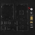 thumbnail image 4 of GUYUTING Development Board Case Acrylic Enclosure with Easy Fan Installation for Orange Pi 5 Plus Cooling, 4 of 8