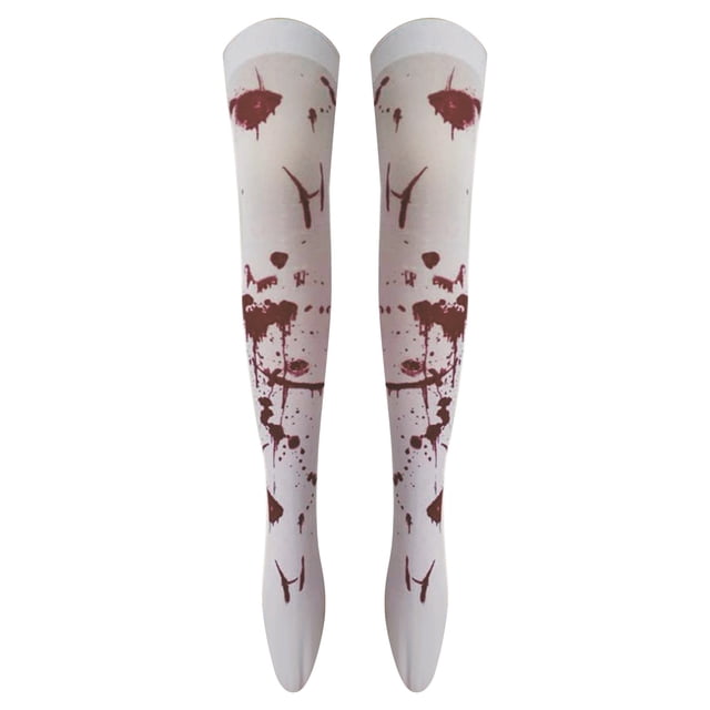Chaussettes Déguisement de Fête d'Halloween pour Femmes Cosplay Festival Spectacle Bas Aguichant