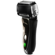 Remington FR-750 Pivot and Flex Men's Rechargeable Shaver with Three Flexing Foils and Intercept Trimmer, Black