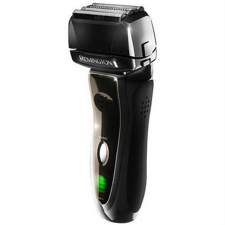 Remington FR-750 Pivot and Flex Men's Rechargeable Shaver with Three Flexing Foils and Intercept Trimmer, Black