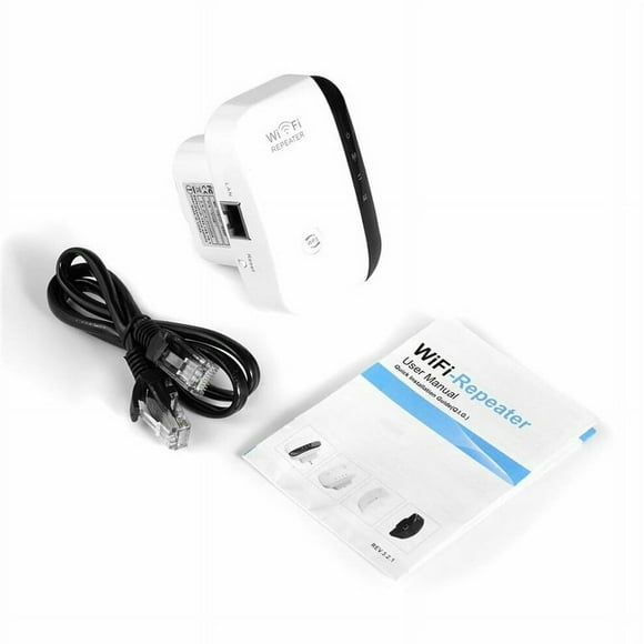 300Mbps Mini WiFi Booster, 2.4G Network Signal Booster Extends the WiFi Range to Full Coverageï¼Suitable for American Plugs